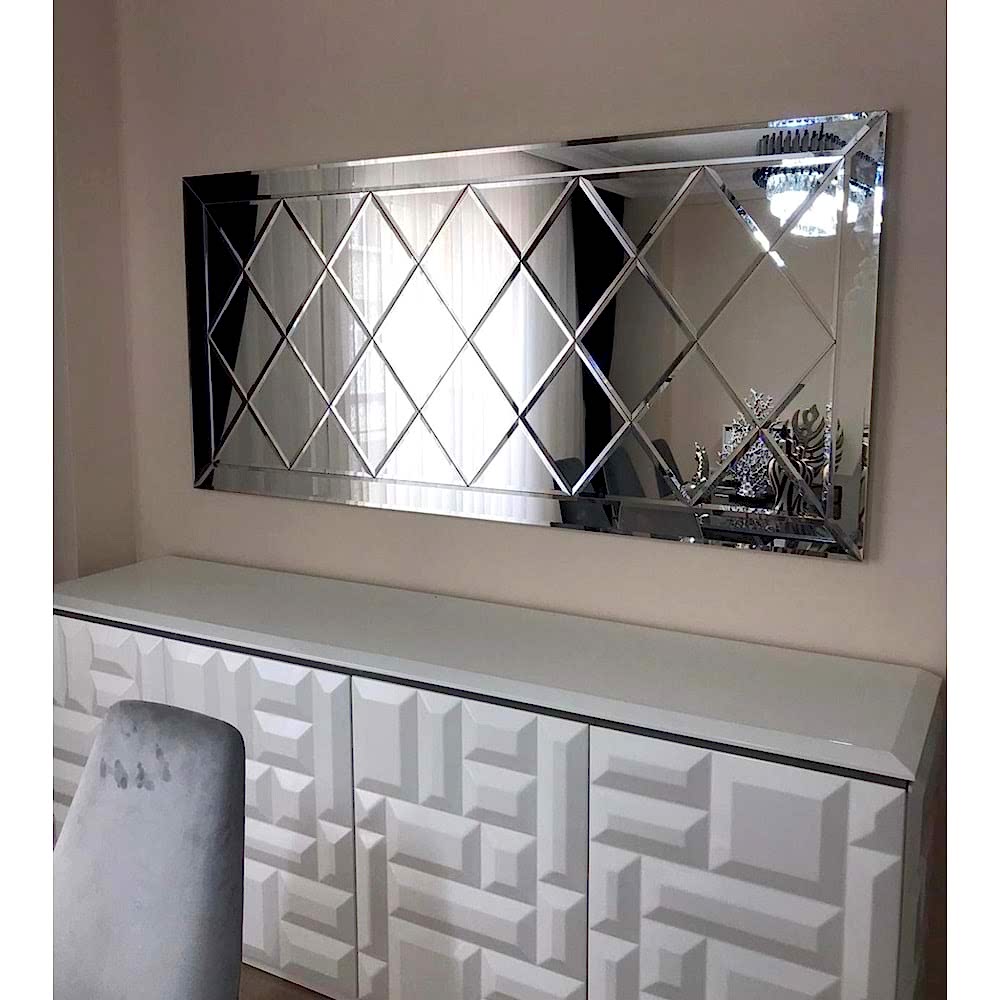 Baklava Model Konsol Aynası