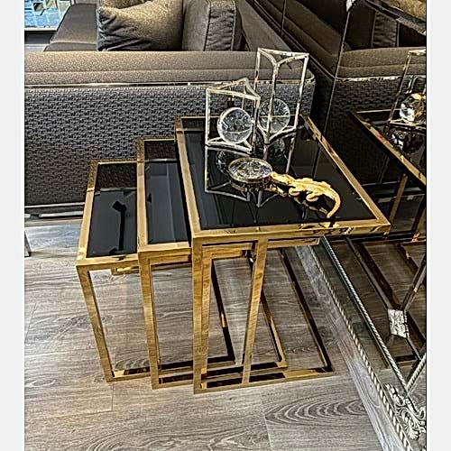 Lora Model Titanyum Zigon Sehpa