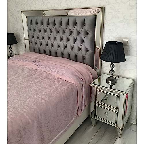 Balıksırtı Aynalı Komodin