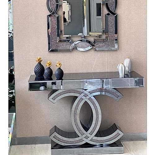 Kristal Aynalı Chanel Dresuar