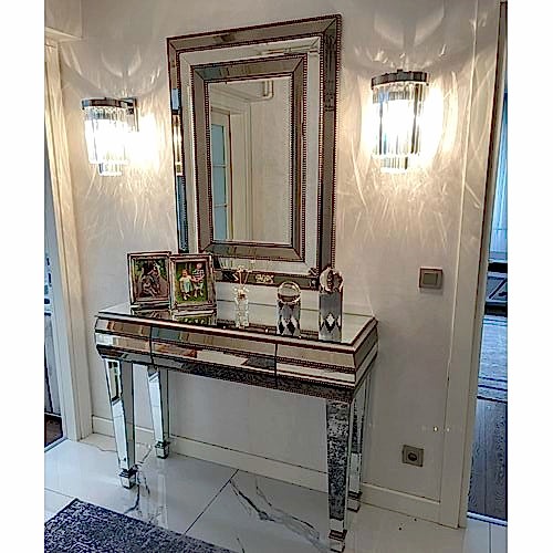 Boncuk Aynalı Dresuar Takım