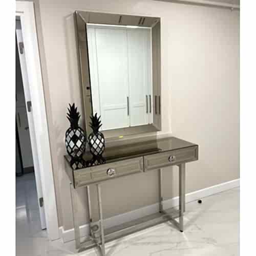 Mela Aynalı Metal Dresuar Takım